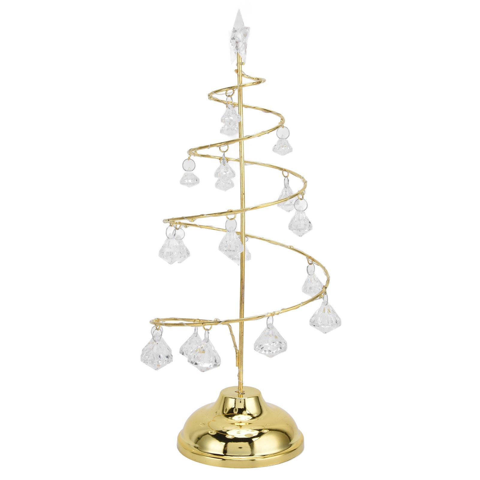 Christmas Tree Crystal Table Light LED Christmas Tree Table Lamp for Bedroom Bathroom Stair Warm Gold V1294-YM0523-3119210256611