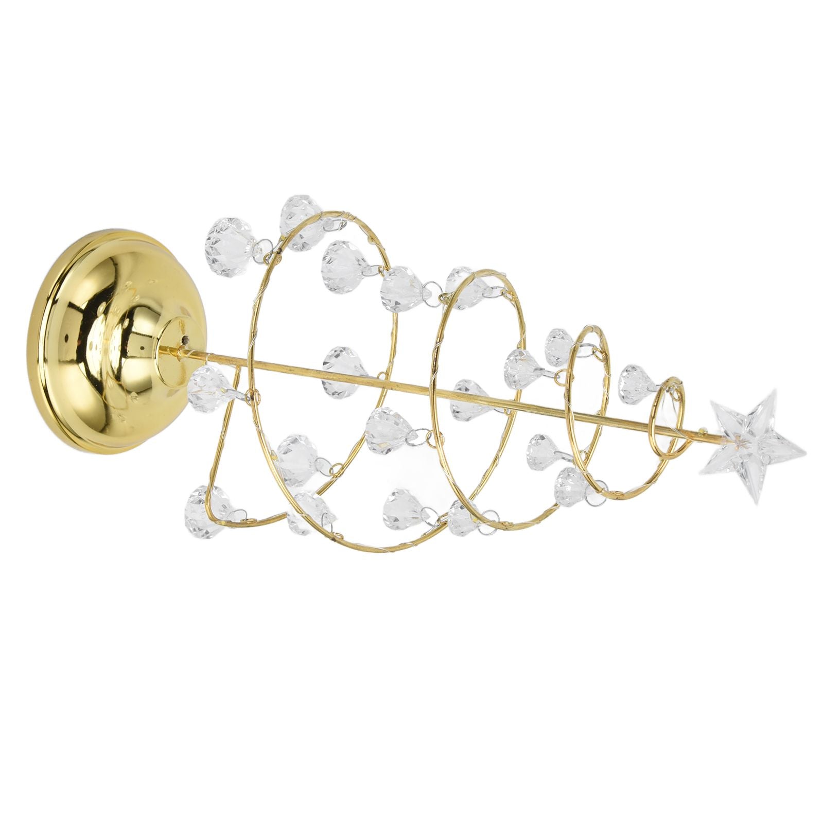 Christmas Tree Crystal Table Light LED Christmas Tree Table Lamp for Bedroom Bathroom Stair Warm Gold V1294-YM0523-3119210256611