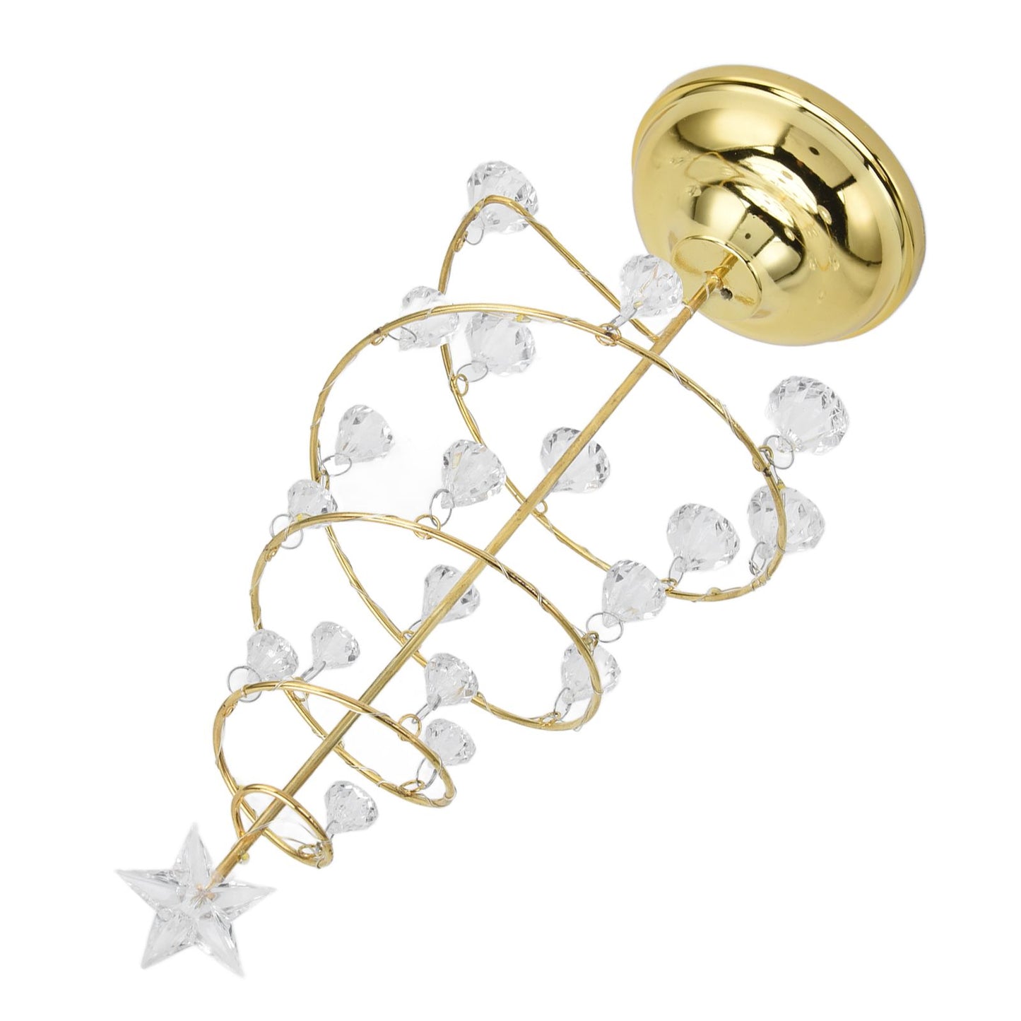 Christmas Tree Crystal Table Light LED Christmas Tree Table Lamp for Bedroom Bathroom Stair Warm Gold V1294-YM0523-3119210256611