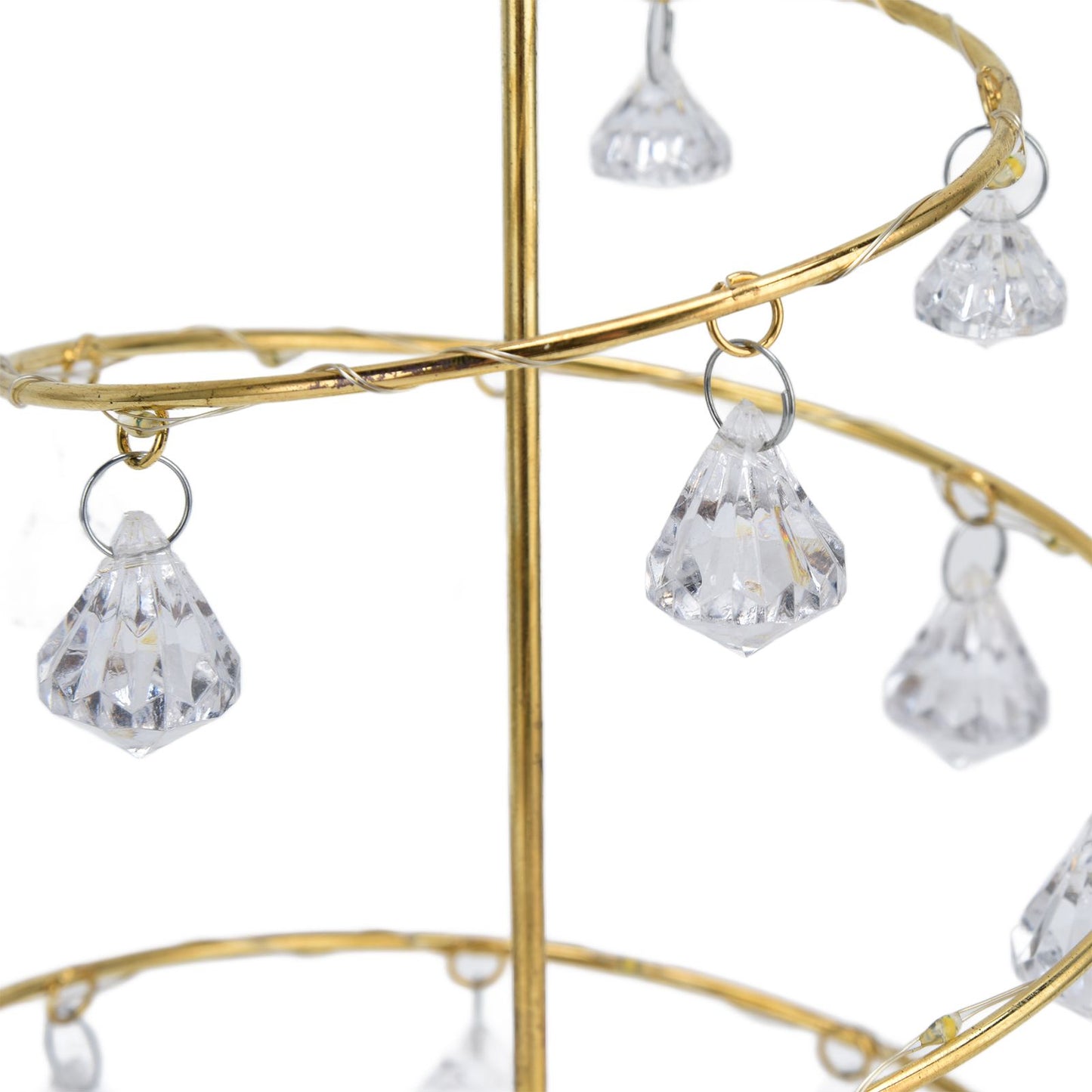 Christmas Tree Crystal Table Light LED Christmas Tree Table Lamp for Bedroom Bathroom Stair Warm Gold V1294-YM0523-3119210256611