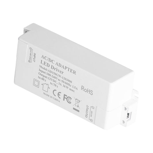 36W LED Driver Input AC100-240V Output DC12V 3A DIY Indoor Lamp Driver Transformer for G4 MR11 MR16 V1294-YM0523-3119210258111