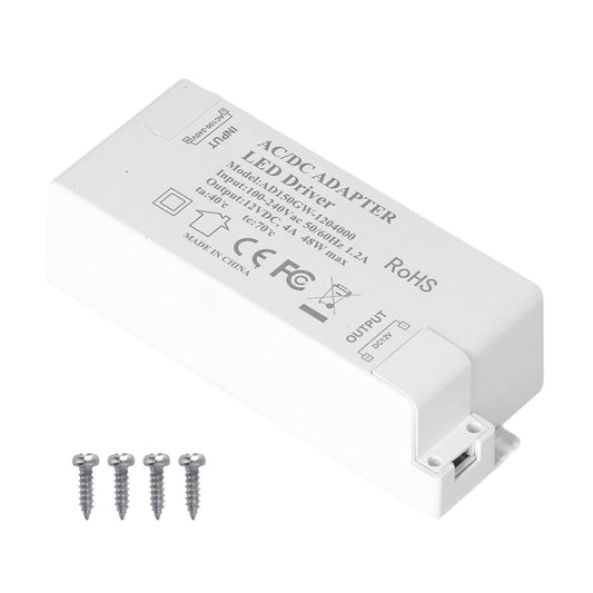 LED Driver DC12V 4A 48W LED Transformer Lamp Power Supply Transformer for Home AC100-240V V1294-YM0523-3119210258211