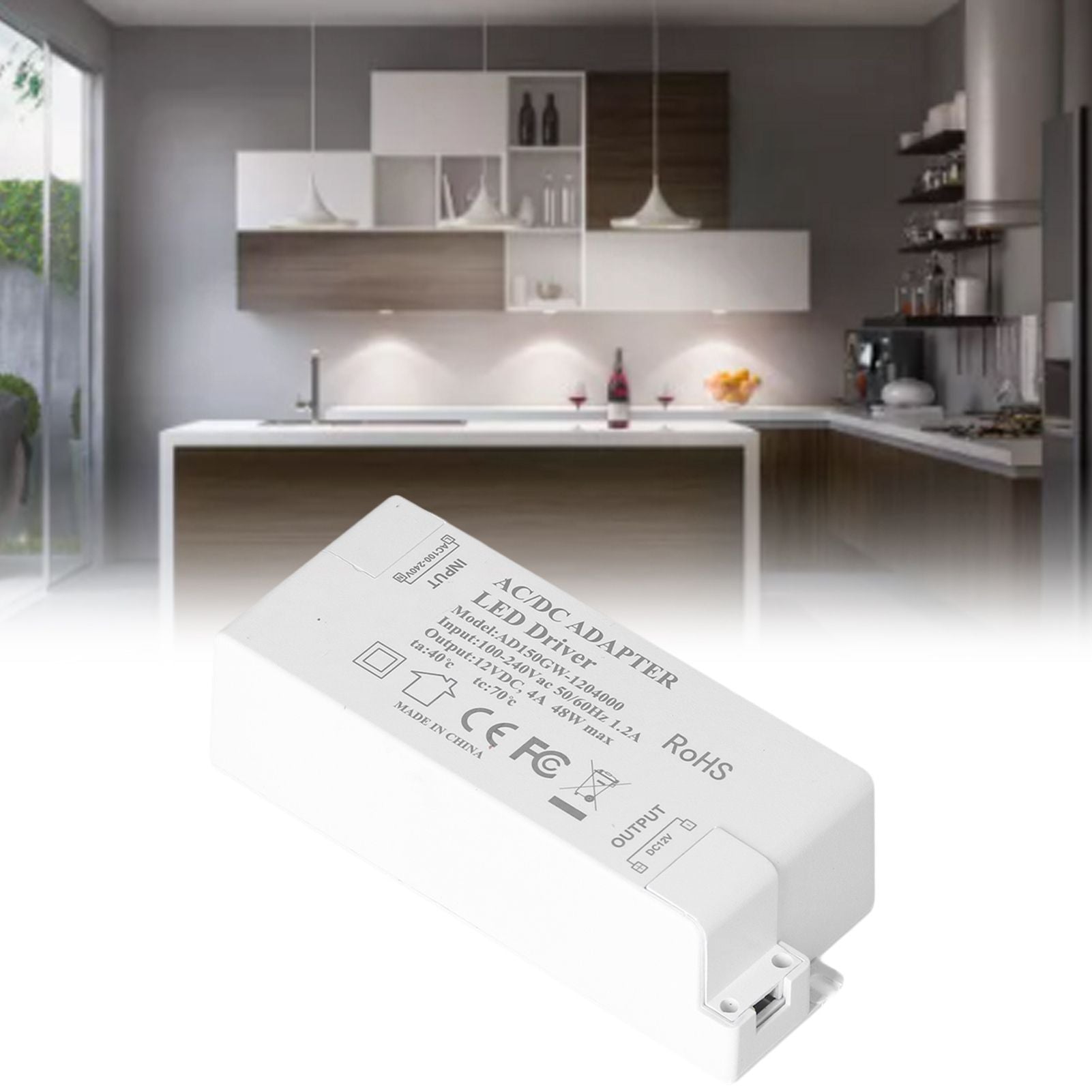 LED Driver DC12V 4A 48W LED Transformer Lamp Power Supply Transformer for Home AC100-240V V1294-YM0523-3119210258211