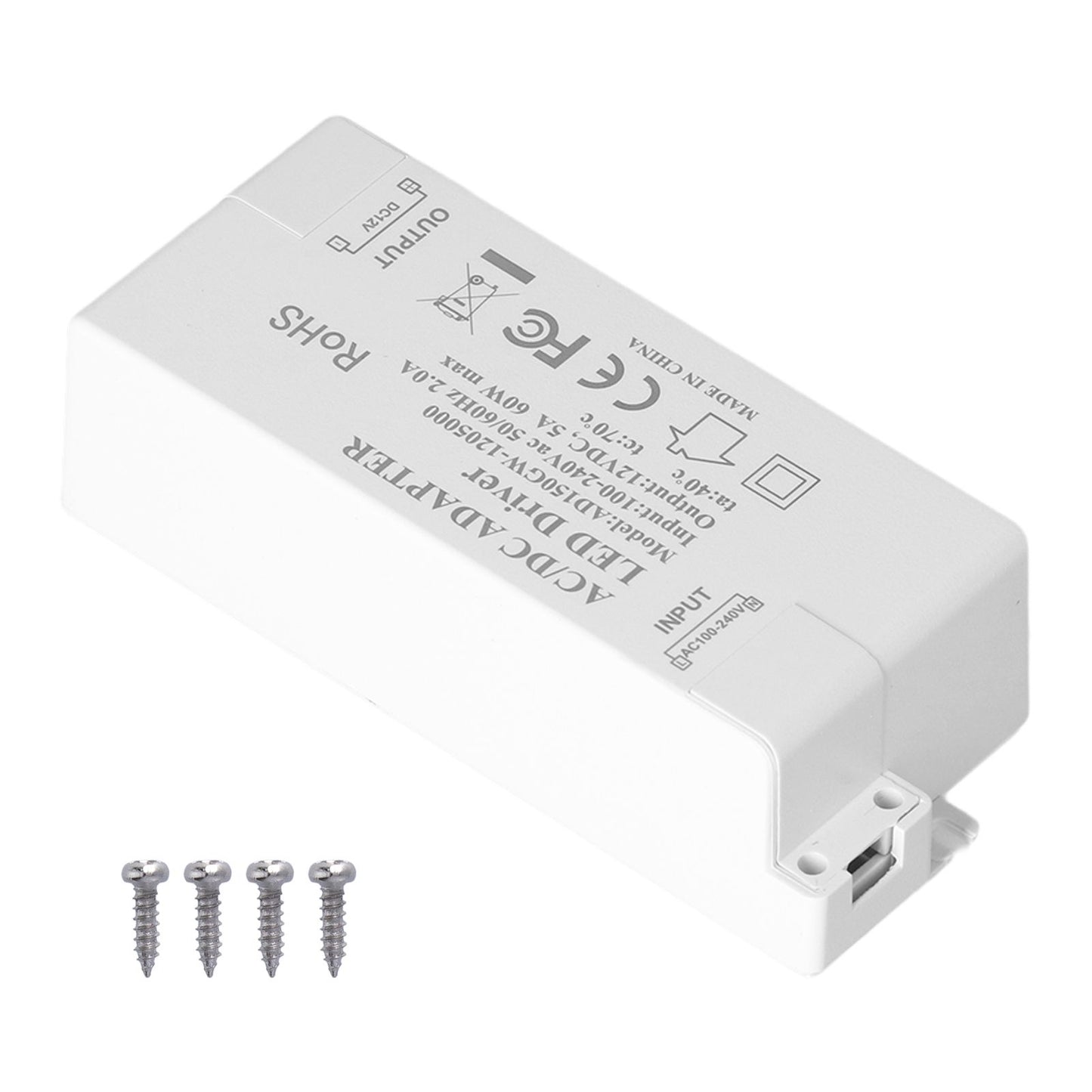 60W LED Driver Transformer Input AC100-240V Output DC12V 5A DIY Lamp Drive Power Supply Accessory V1294-YM0523-3119210258511