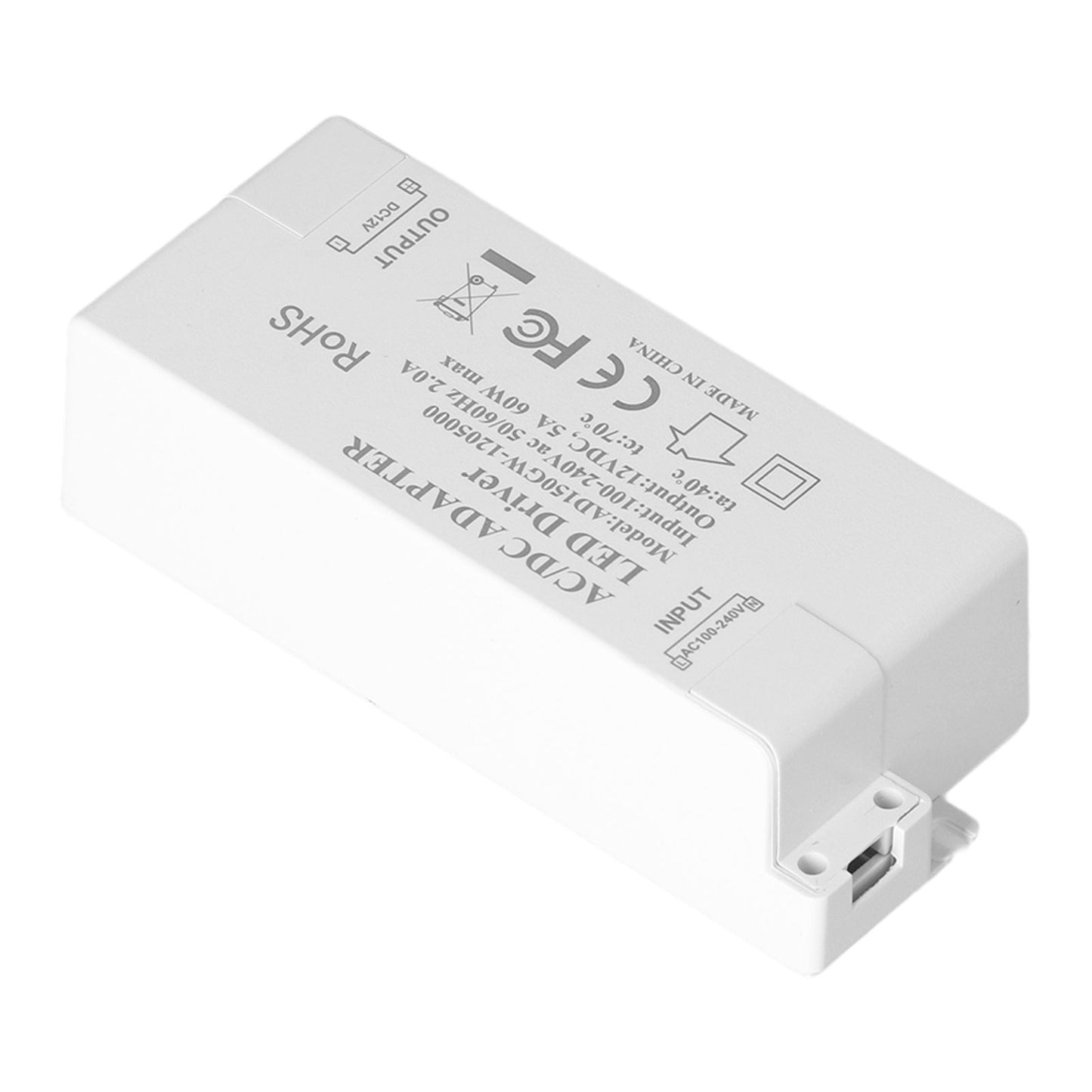 60W LED Driver Transformer Input AC100-240V Output DC12V 5A DIY Lamp Drive Power Supply Accessory V1294-YM0523-3119210258511