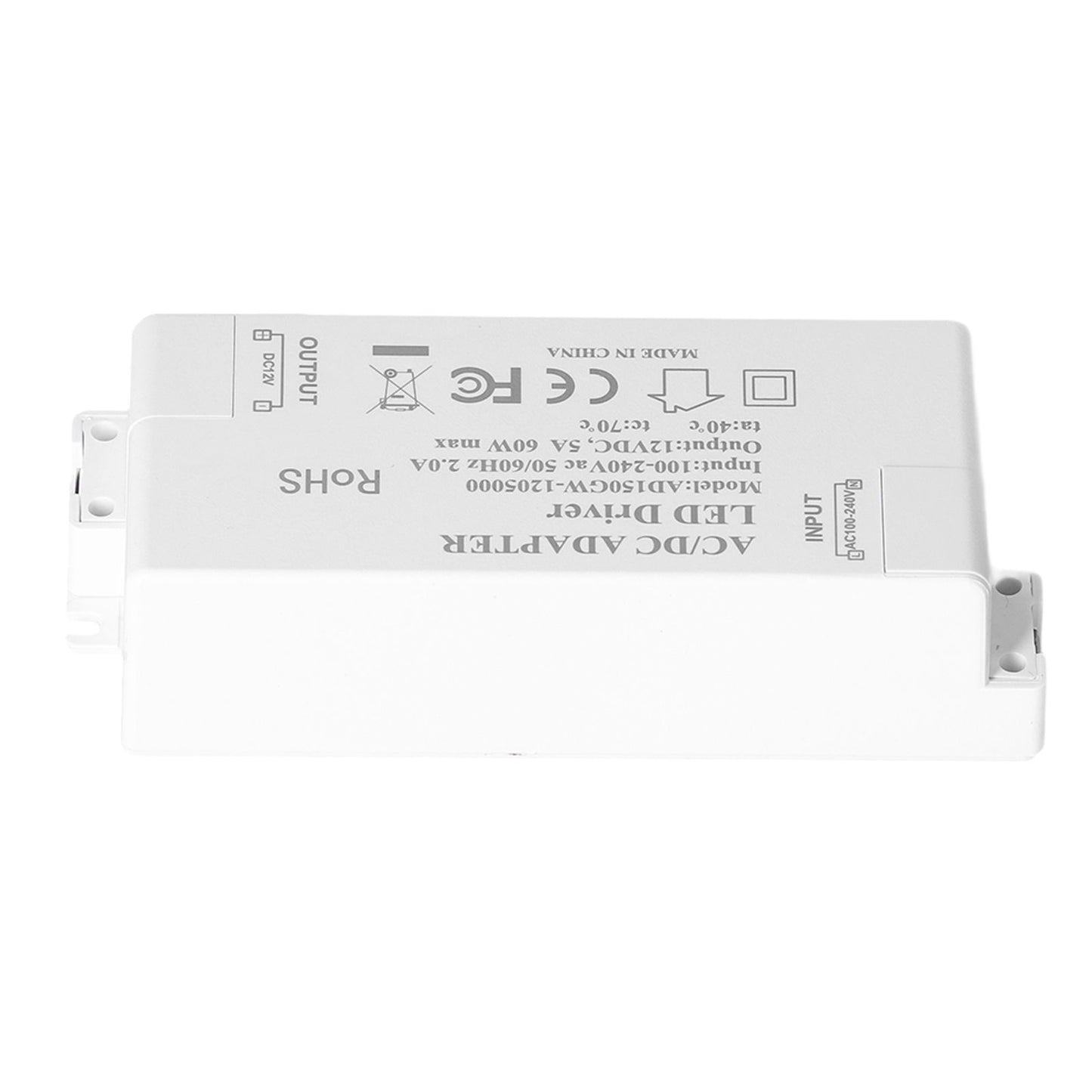 60W LED Driver Transformer Input AC100-240V Output DC12V 5A DIY Lamp Drive Power Supply Accessory V1294-YM0523-3119210258511