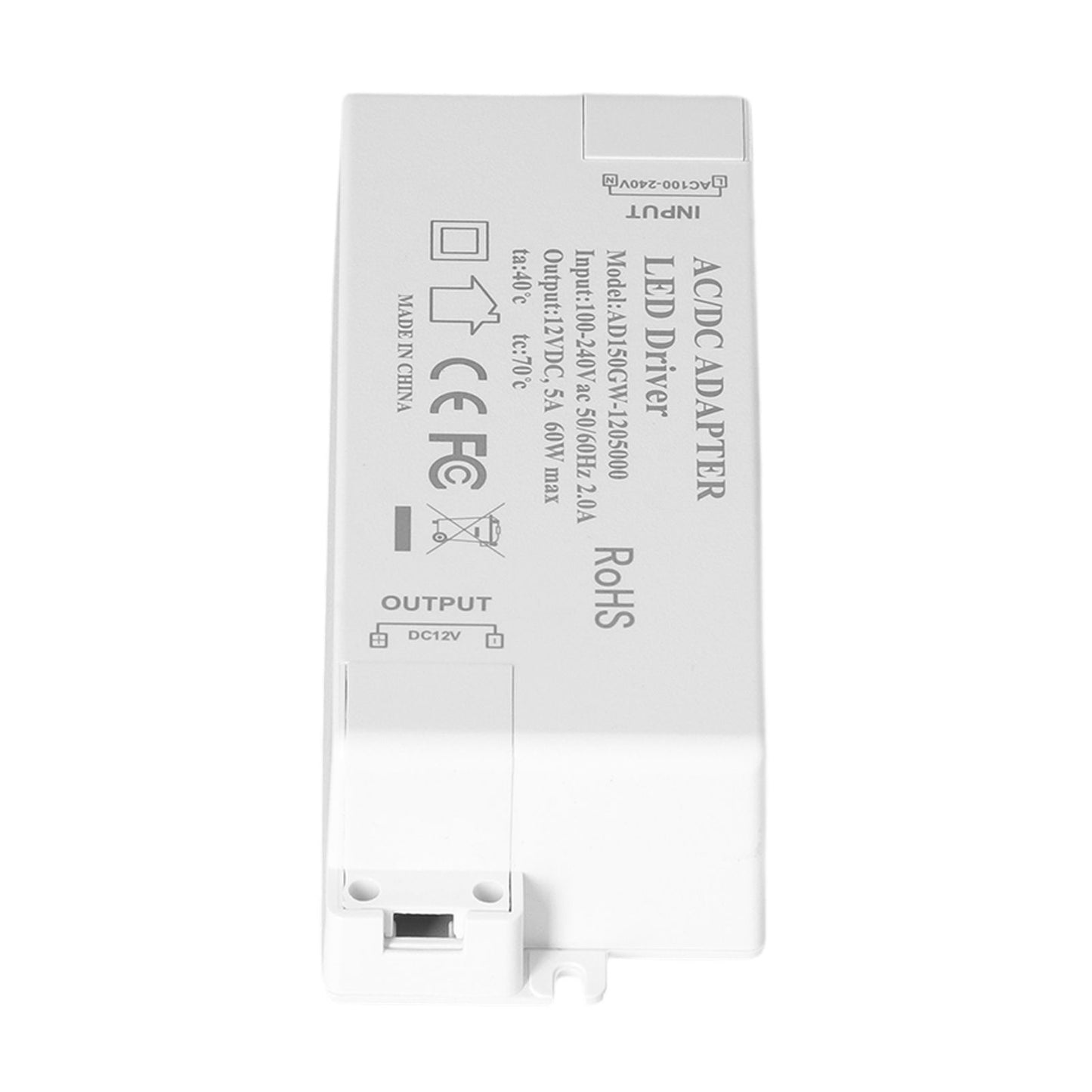 60W LED Driver Transformer Input AC100-240V Output DC12V 5A DIY Lamp Drive Power Supply Accessory V1294-YM0523-3119210258511