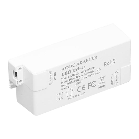 LED Driver DC24V 2.5A 60W LED Light Transformer DIY Lamp Driving Power Supply AC100-240V V1294-YM0523-3119210258811