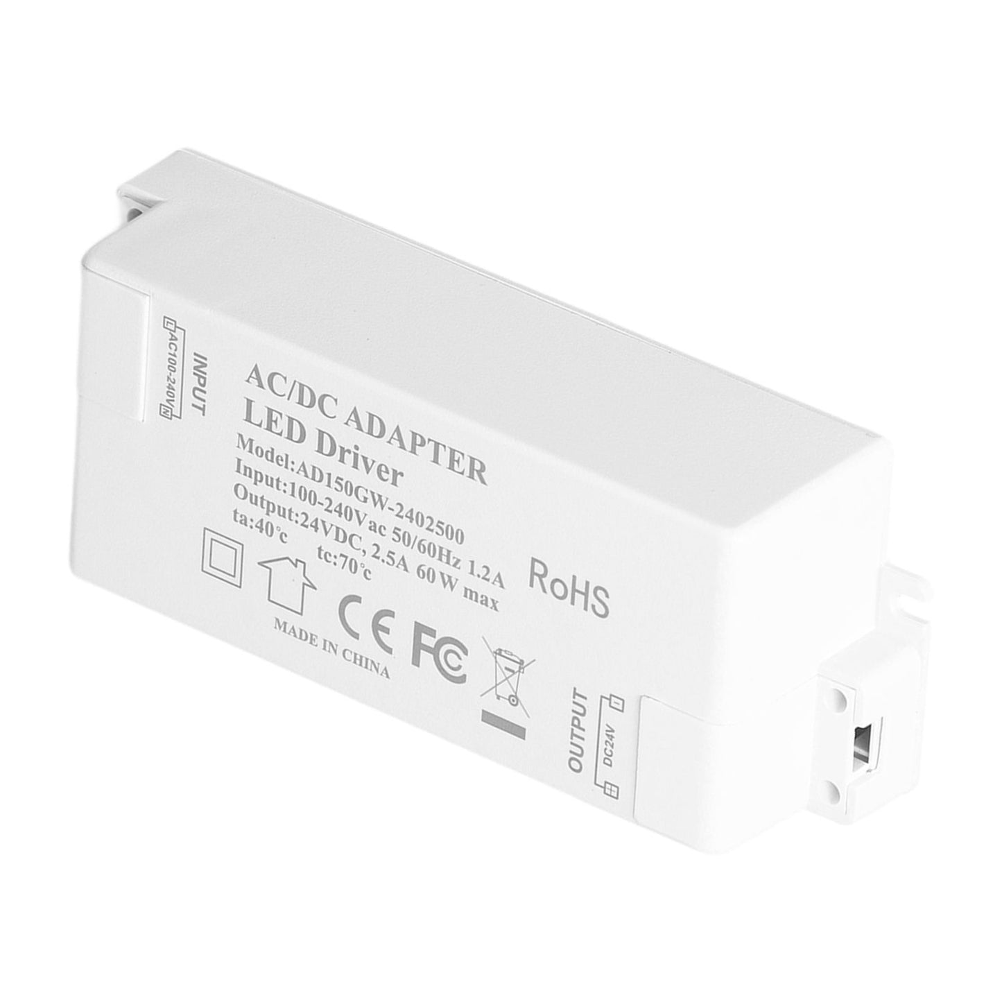 LED Driver DC24V 2.5A 60W LED Light Transformer DIY Lamp Driving Power Supply AC100-240V V1294-YM0523-3119210258811