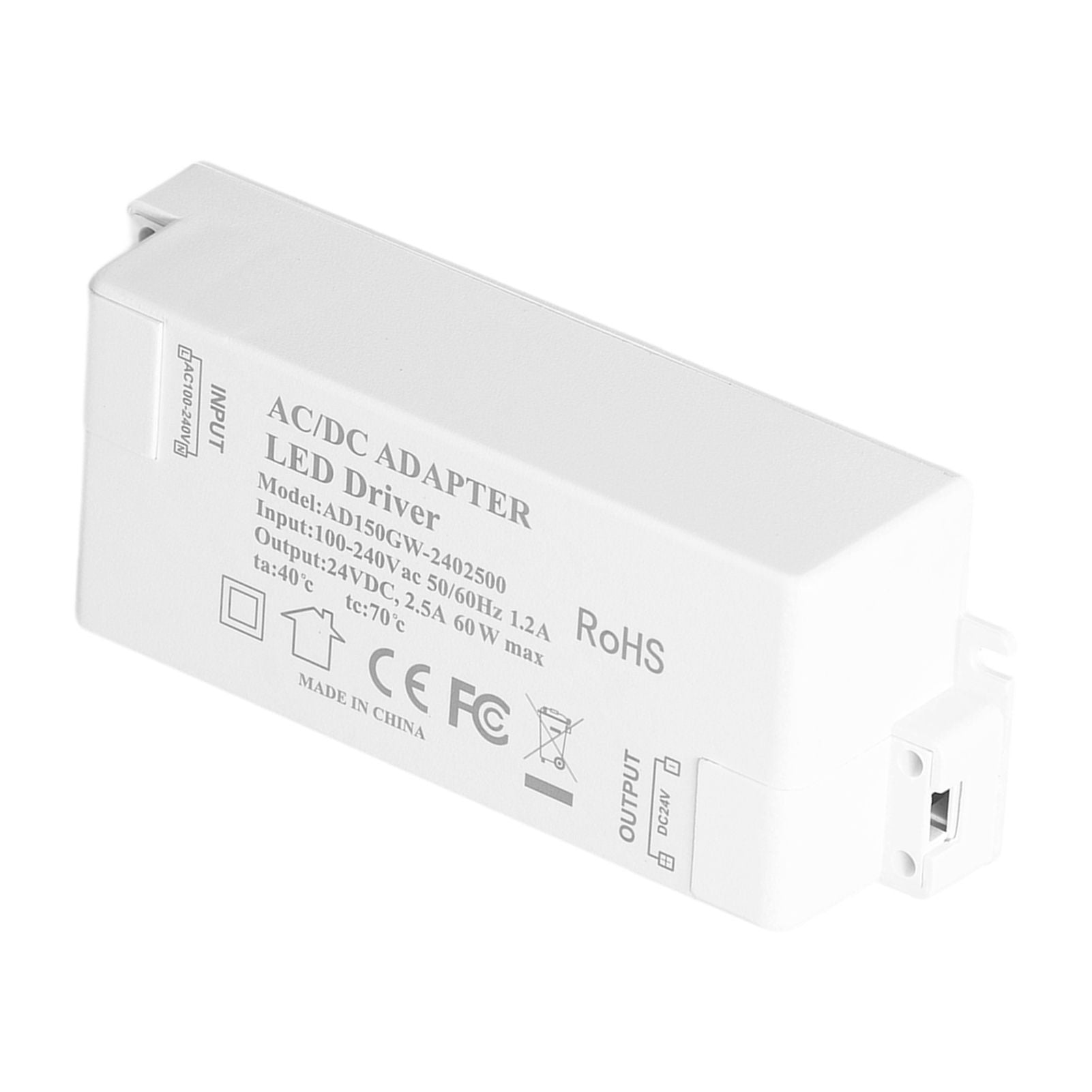LED Driver DC24V 2.5A 60W LED Light Transformer DIY Lamp Driving Power Supply AC100-240V V1294-YM0523-3119210258811