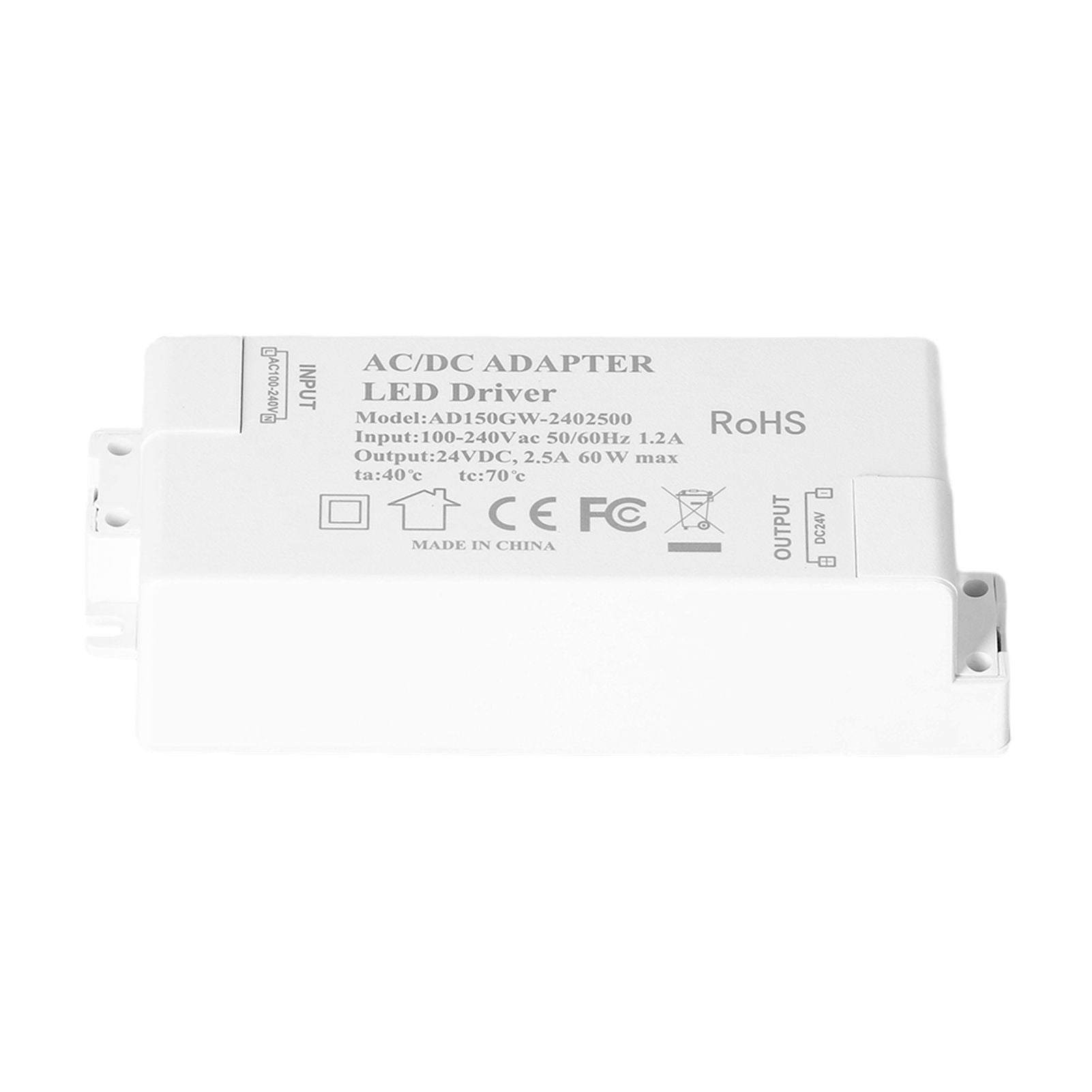 LED Driver DC24V 2.5A 60W LED Light Transformer DIY Lamp Driving Power Supply AC100-240V V1294-YM0523-3119210258811