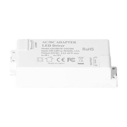 LED Driver DC24V 2.5A 60W LED Light Transformer DIY Lamp Driving Power Supply AC100-240V V1294-YM0523-3119210258811