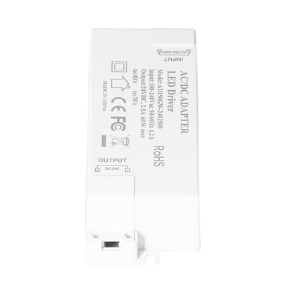 LED Driver DC24V 2.5A 60W LED Light Transformer DIY Lamp Driving Power Supply AC100-240V V1294-YM0523-3119210258811