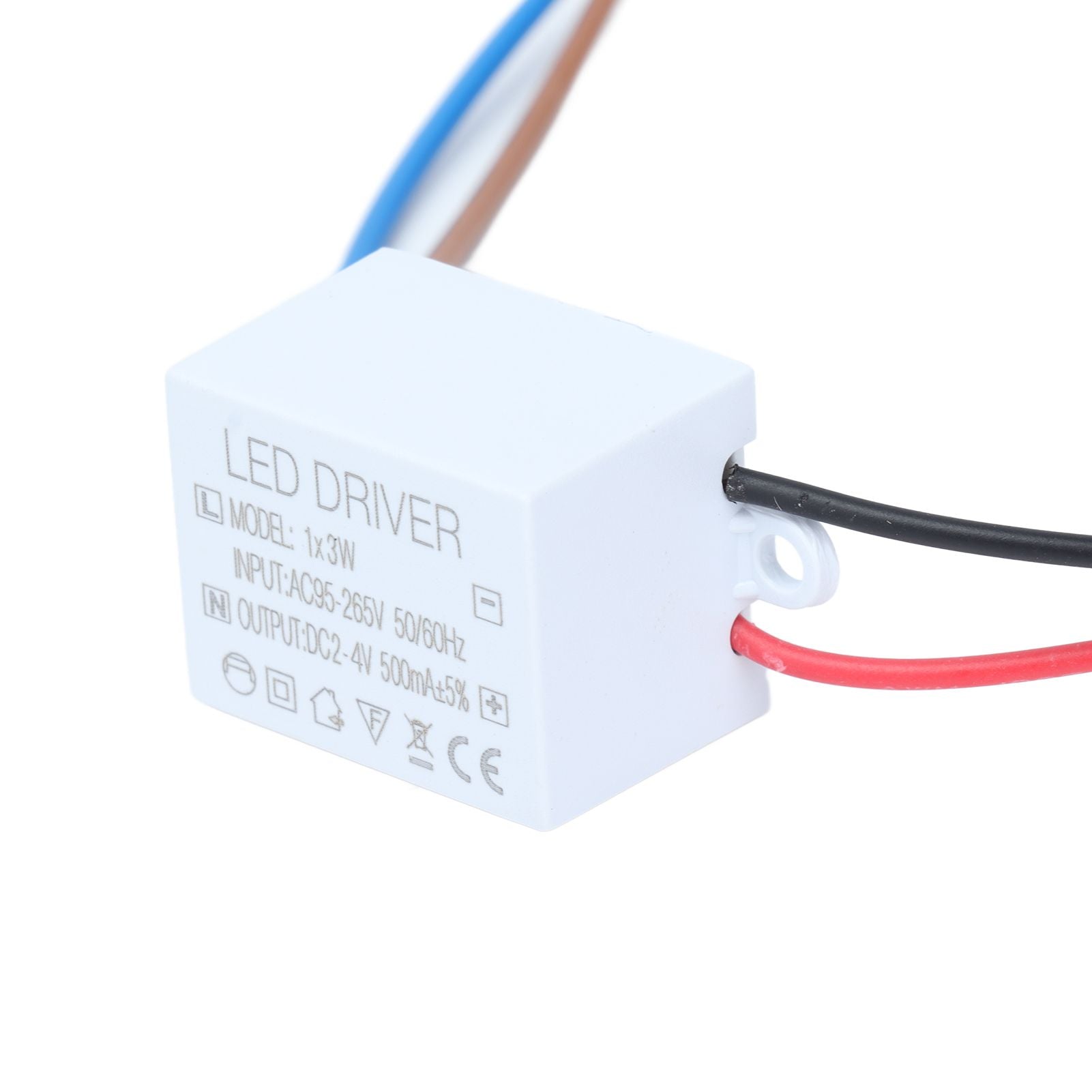 500mA 1X3W LED Driver Power Supply Driver Connector LED Lamp Transformer Input AC95-265V Output 2-4VDC V1294-YM0523-3119210259111
