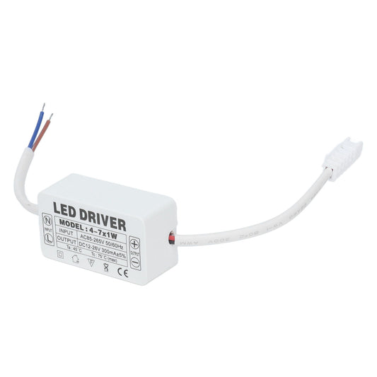 4-7X1W LED Driver Constant Current 300mA Input AC85-265V Output DC12-26V Power Supply Transformer V1294-YM0523-3119210259411