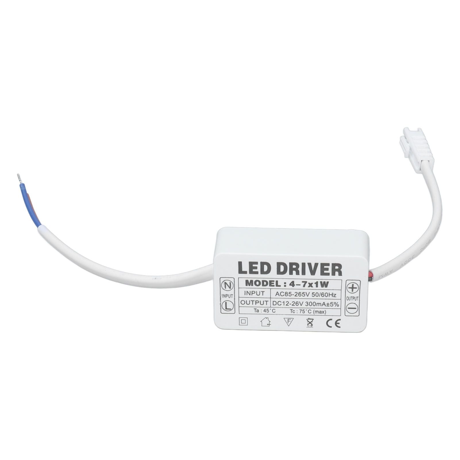 4-7X1W LED Driver Constant Current 300mA Input AC85-265V Output DC12-26V Power Supply Transformer V1294-YM0523-3119210259411