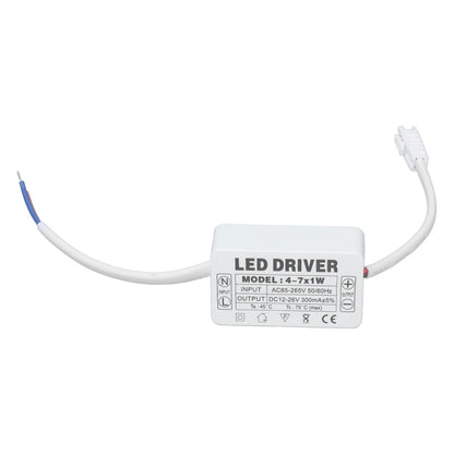 4-7X1W LED Driver Constant Current 300mA Input AC85-265V Output DC12-26V Power Supply Transformer V1294-YM0523-3119210259411