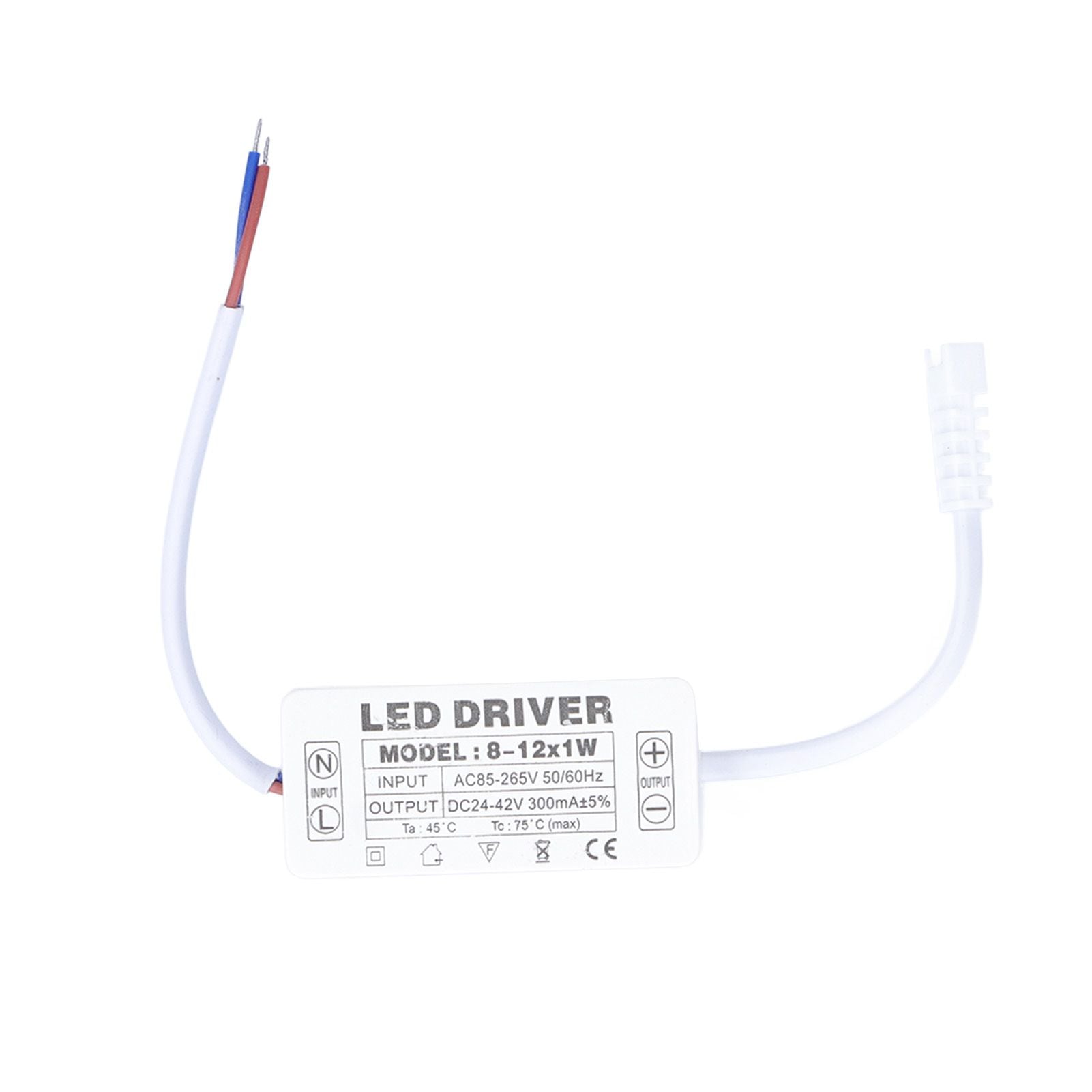 LED Driver 300mA Constant Current Transformer DC24-42V Lamp Power Supply Driver AC85-265V V1294-YM0523-3119210259511