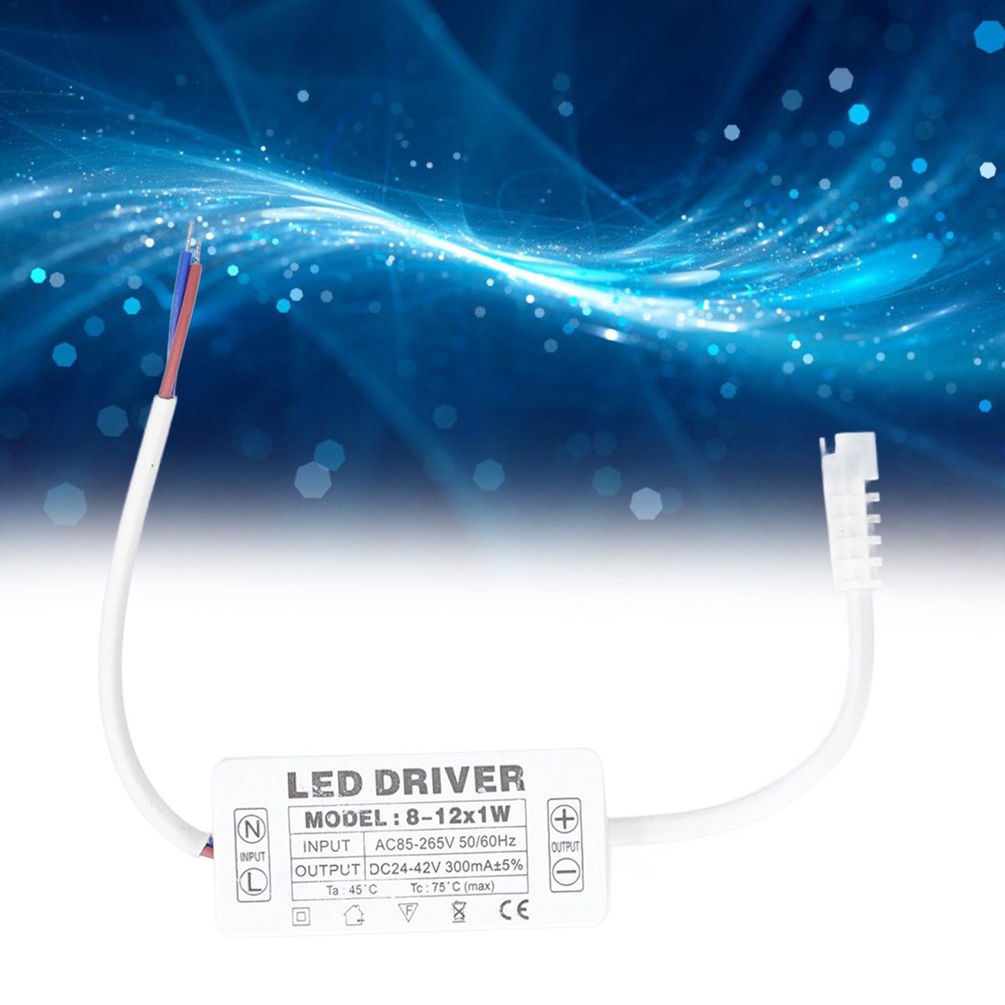 LED Driver 300mA Constant Current Transformer DC24-42V Lamp Power Supply Driver AC85-265V V1294-YM0523-3119210259511