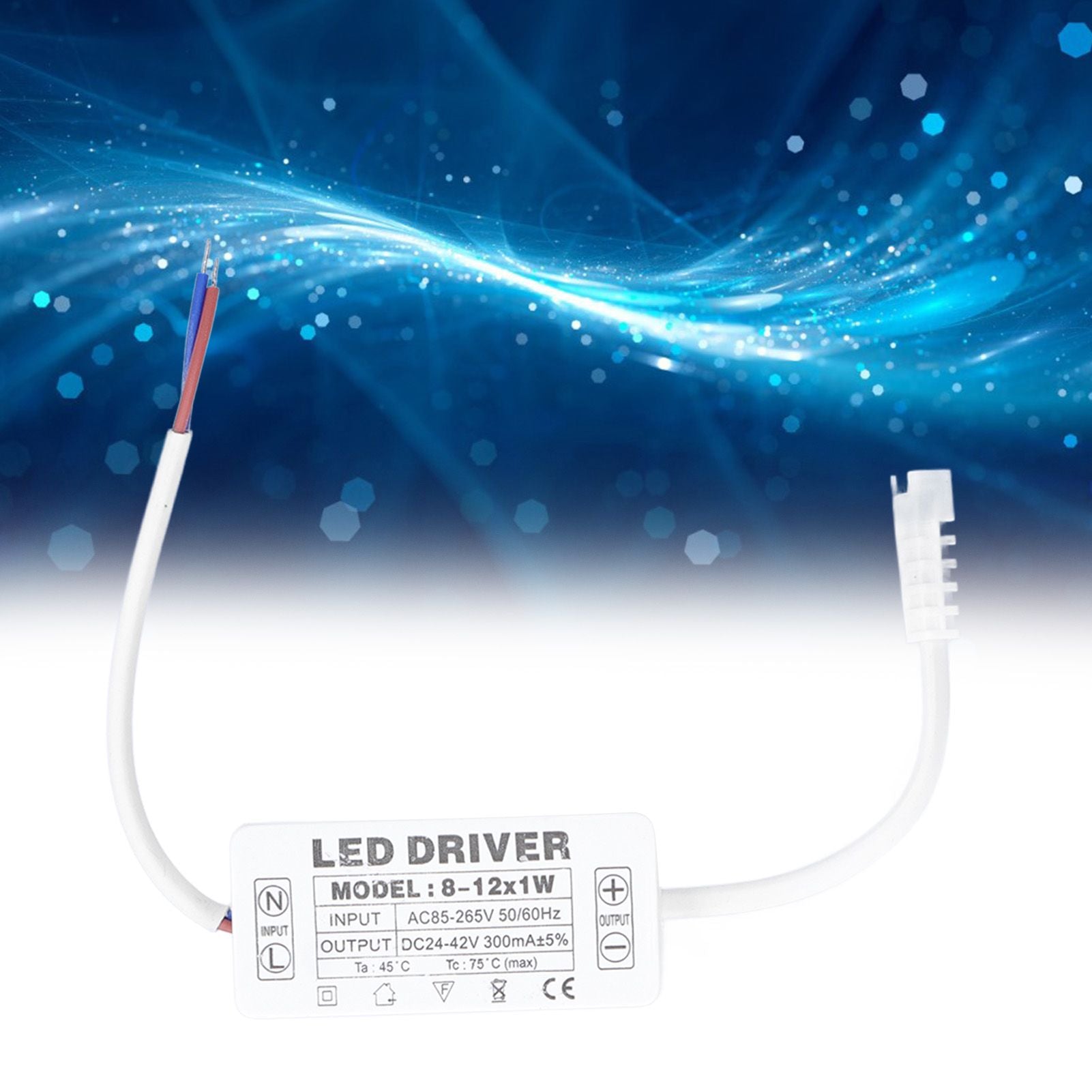 LED Driver 300mA Constant Current Transformer DC24-42V Lamp Power Supply Driver AC85-265V V1294-YM0523-3119210259511