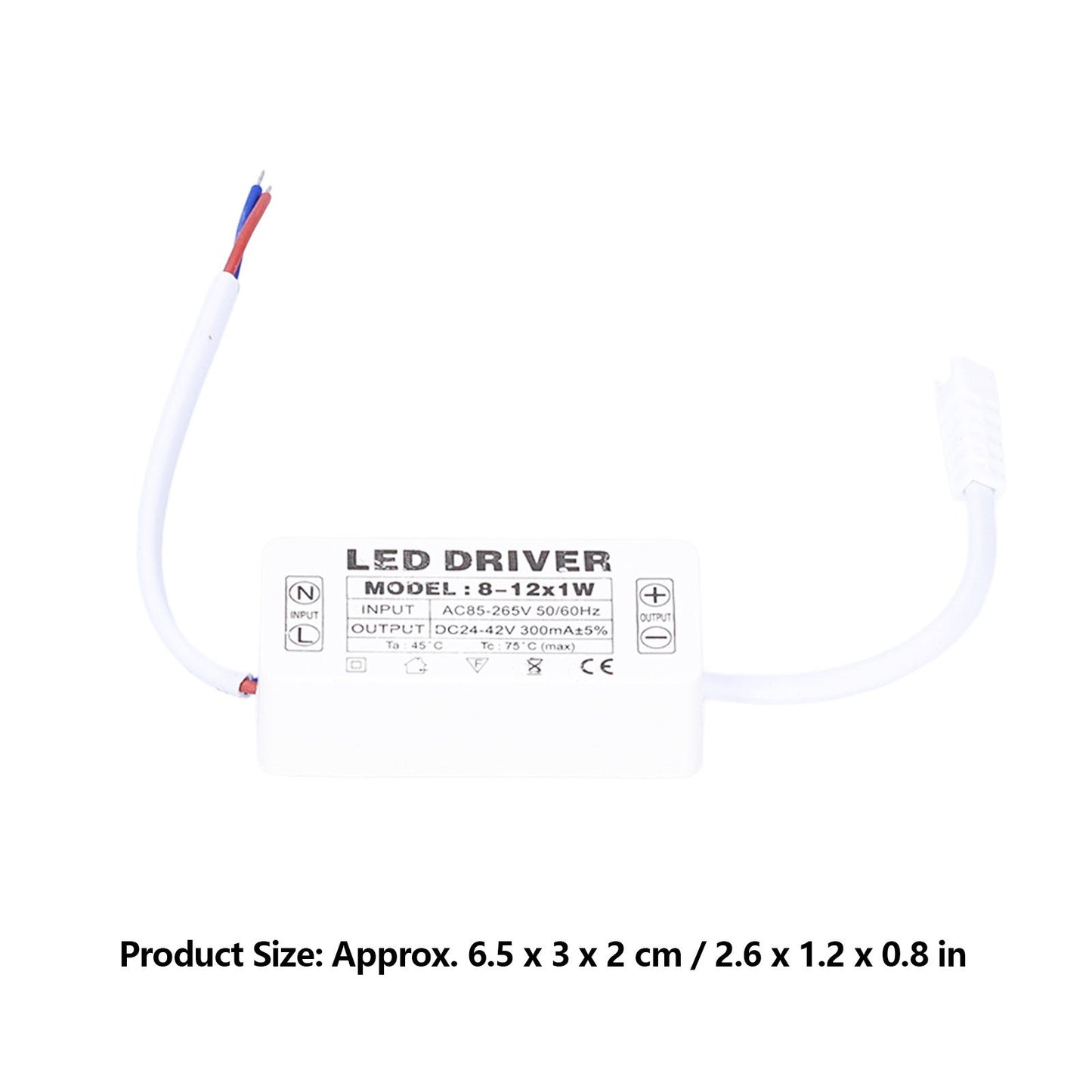 LED Driver 300mA Constant Current Transformer DC24-42V Lamp Power Supply Driver AC85-265V V1294-YM0523-3119210259511