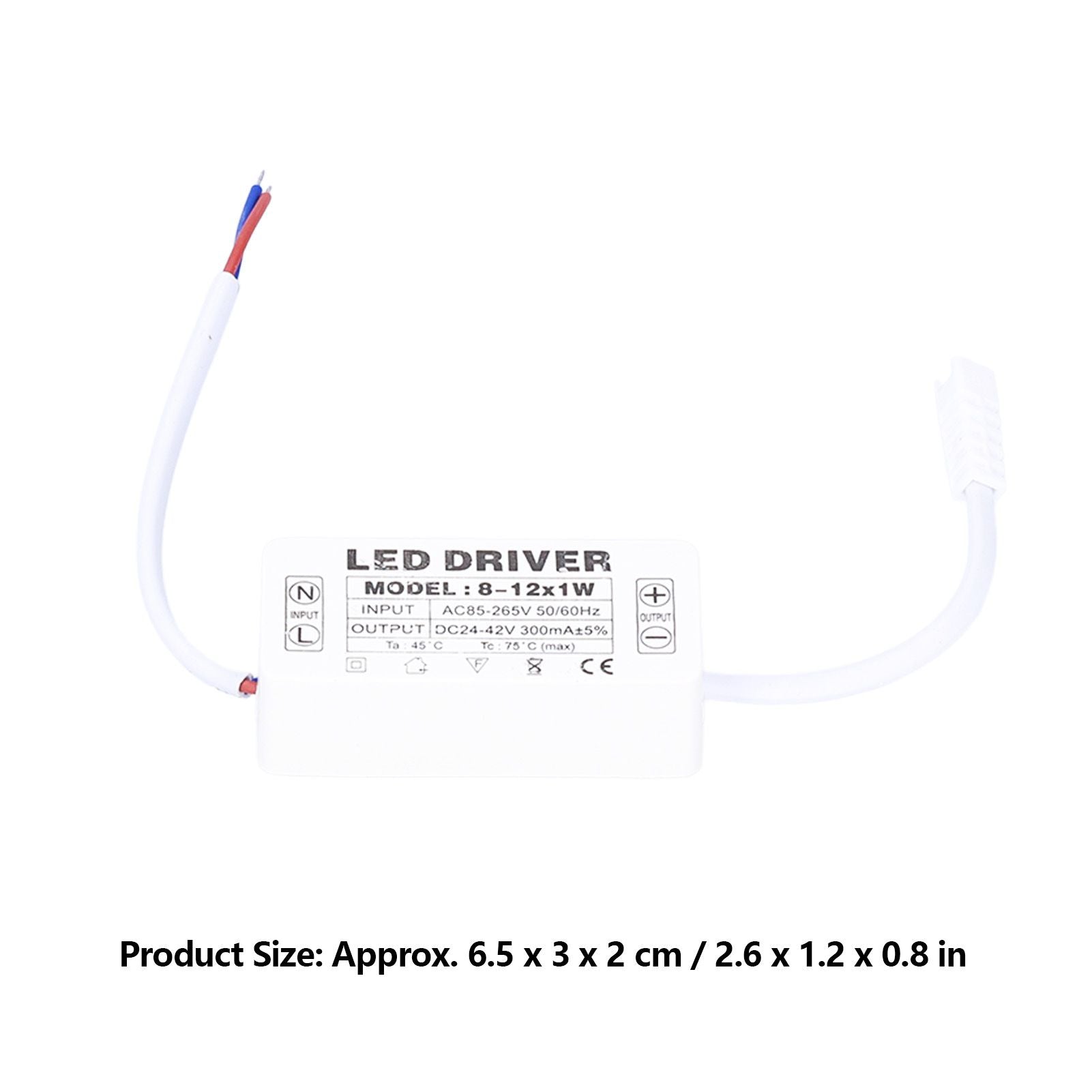 LED Driver 300mA Constant Current Transformer DC24-42V Lamp Power Supply Driver AC85-265V V1294-YM0523-3119210259511