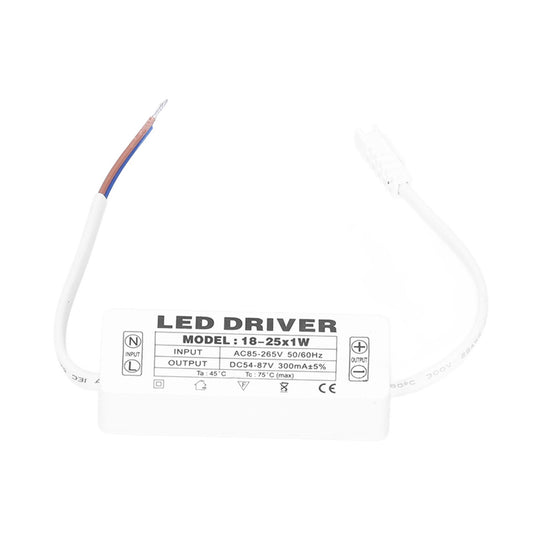 18-25X1W LED Driver Constant Current 300mA Input AC85-265V Output 54-87VDC LED Driver Transformer V1294-YM0523-3119210259711