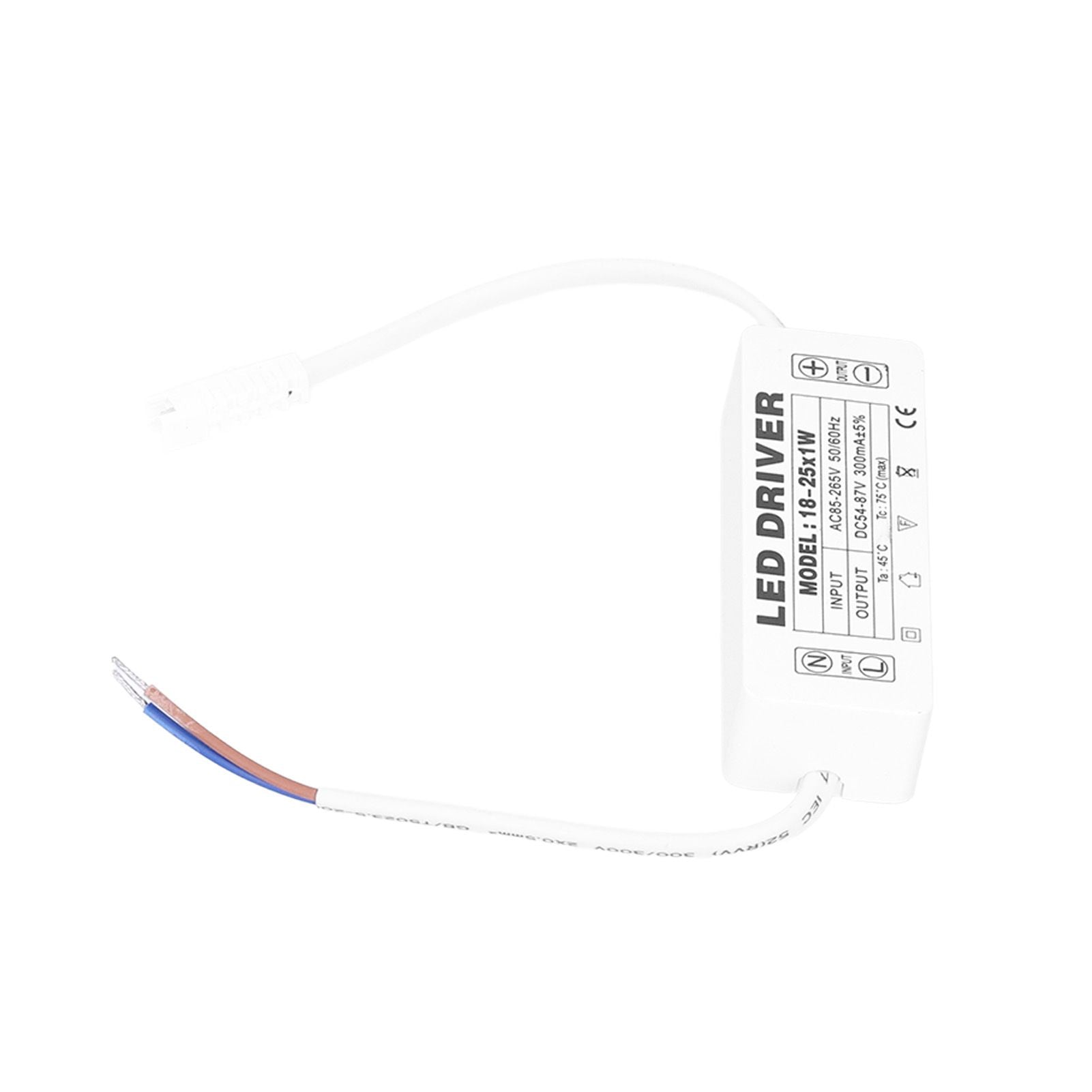 18-25X1W LED Driver Constant Current 300mA Input AC85-265V Output 54-87VDC LED Driver Transformer V1294-YM0523-3119210259711