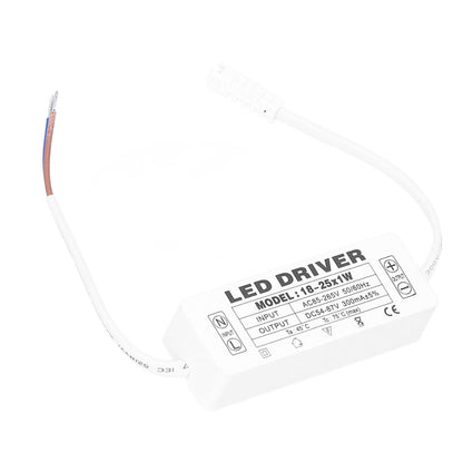 18-25X1W LED Driver Constant Current 300mA Input AC85-265V Output 54-87VDC LED Driver Transformer V1294-YM0523-3119210259711