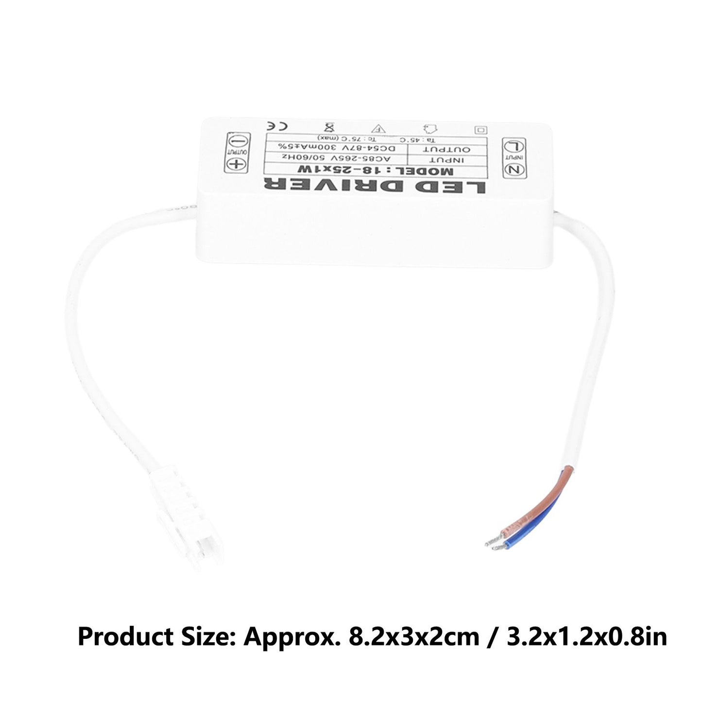 18-25X1W LED Driver Constant Current 300mA Input AC85-265V Output 54-87VDC LED Driver Transformer V1294-YM0523-3119210259711