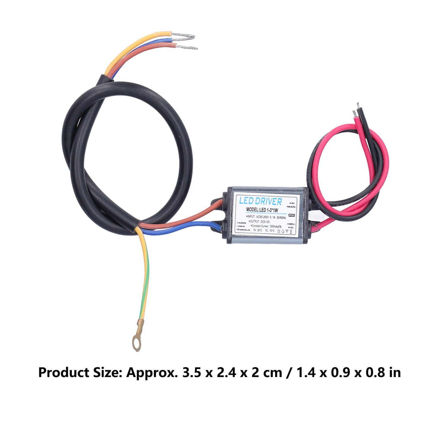 LED Driver DC3-12V 300mA Constant Voltage Lamp Transformer Power Supply Driver AC95-265V V1294-YM0523-3119210260111