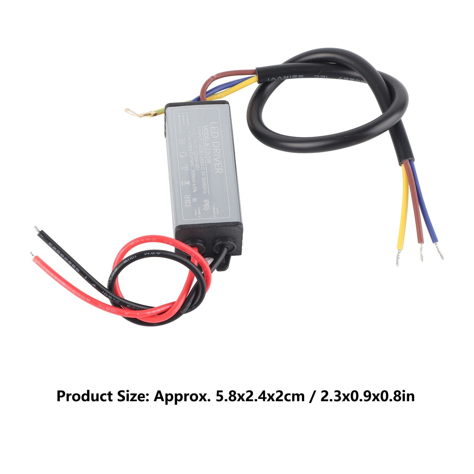 LED Driver 300mA AC95-265V DC24-42V Lamp Power Transformer IP65 Waterproof for G4 MR11 MR16 Lights V1294-YM0523-3119210260311