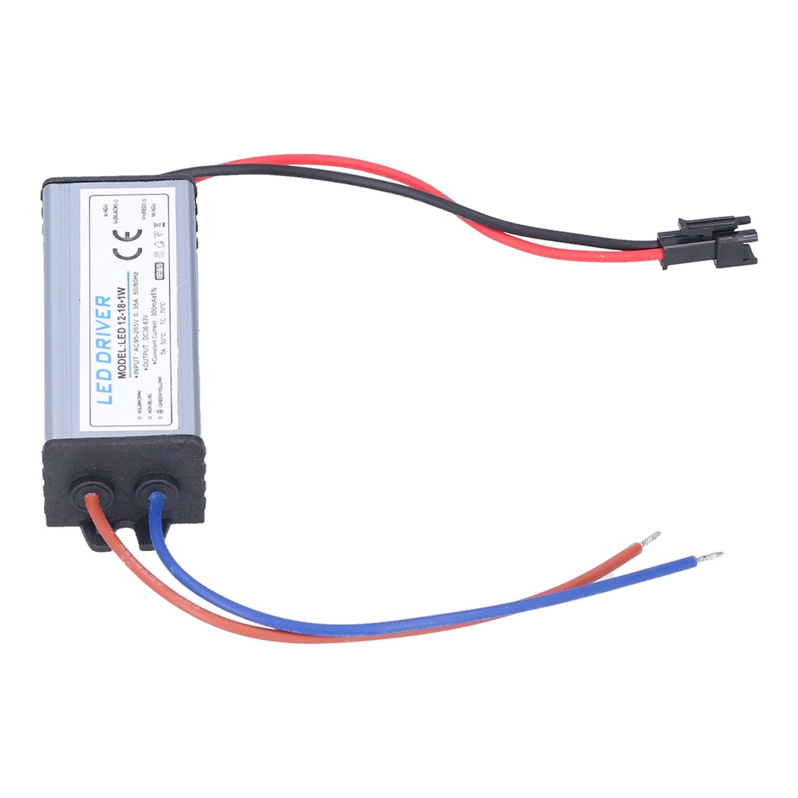 12-18X1W 300mA LED Driver AC95-265V/DC36-63V Waterproof LED Power Driver for LED Light Strips V1294-YM0523-3119210260411