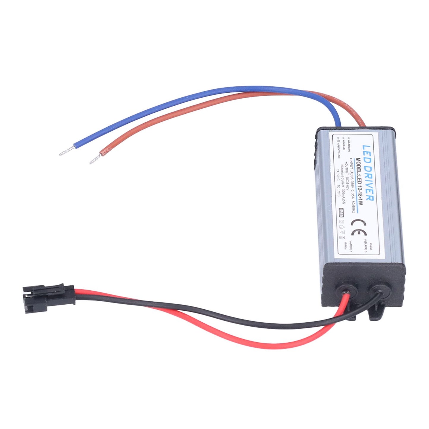 12-18X1W 300mA LED Driver AC95-265V/DC36-63V Waterproof LED Power Driver for LED Light Strips V1294-YM0523-3119210260411