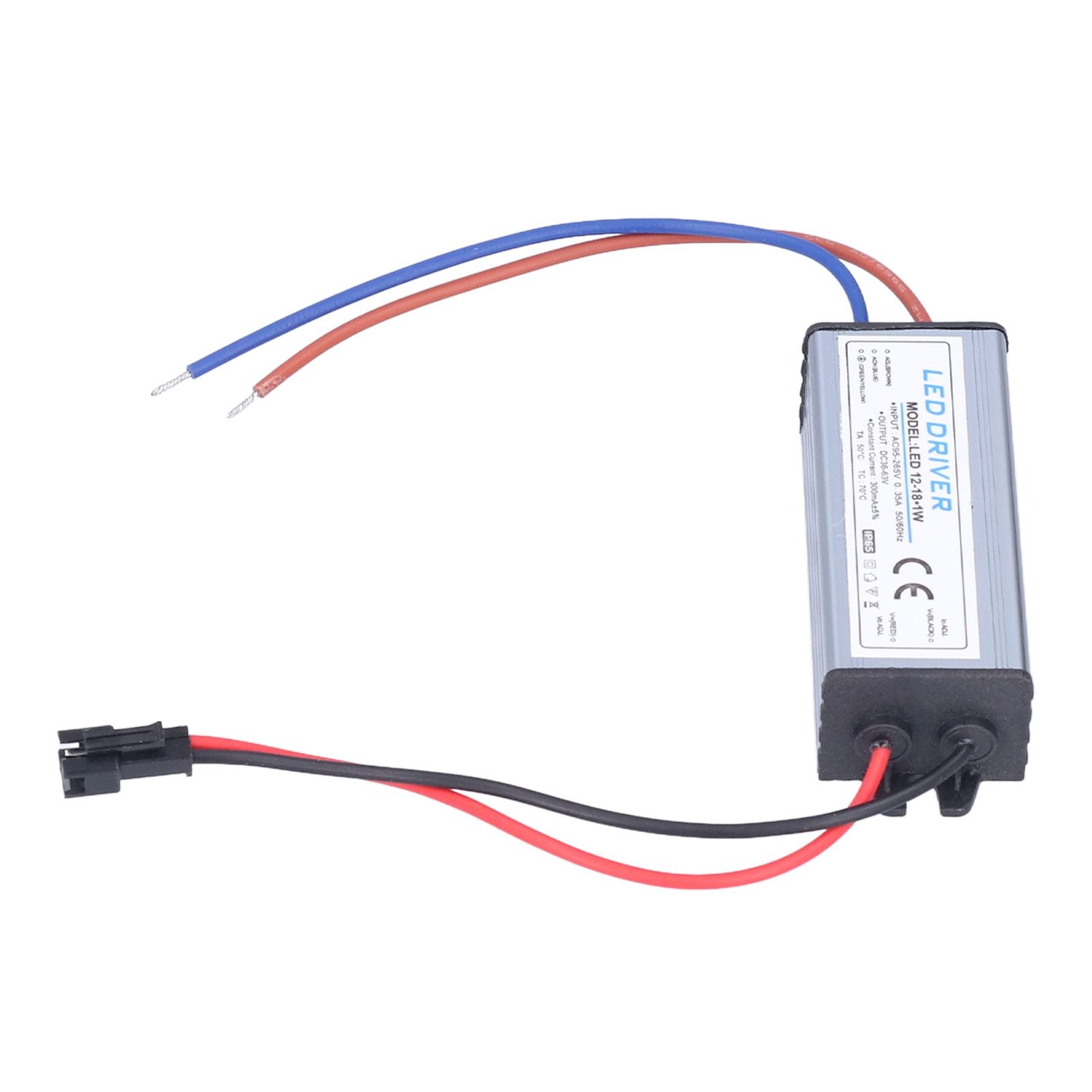12-18X1W 300mA LED Driver AC95-265V/DC36-63V Waterproof LED Power Driver for LED Light Strips V1294-YM0523-3119210260411