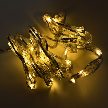 Ribbon String Lights 40LED Decorative Light Strings for Festival Holiday Party Decoration Battery Operated V1294-YM0523-3119210260711