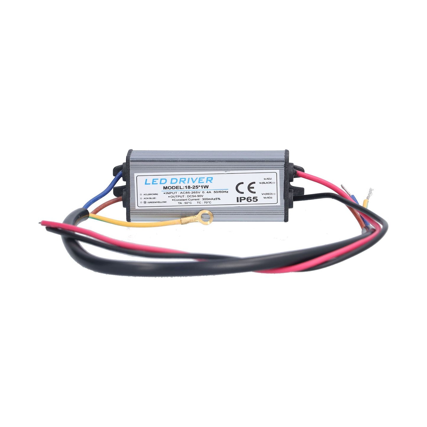LED Driver AC85-265V DC54-90V 300mA Constant Voltage Lamp Transformer Power Supply Driver V1294-YM0523-3119210260811