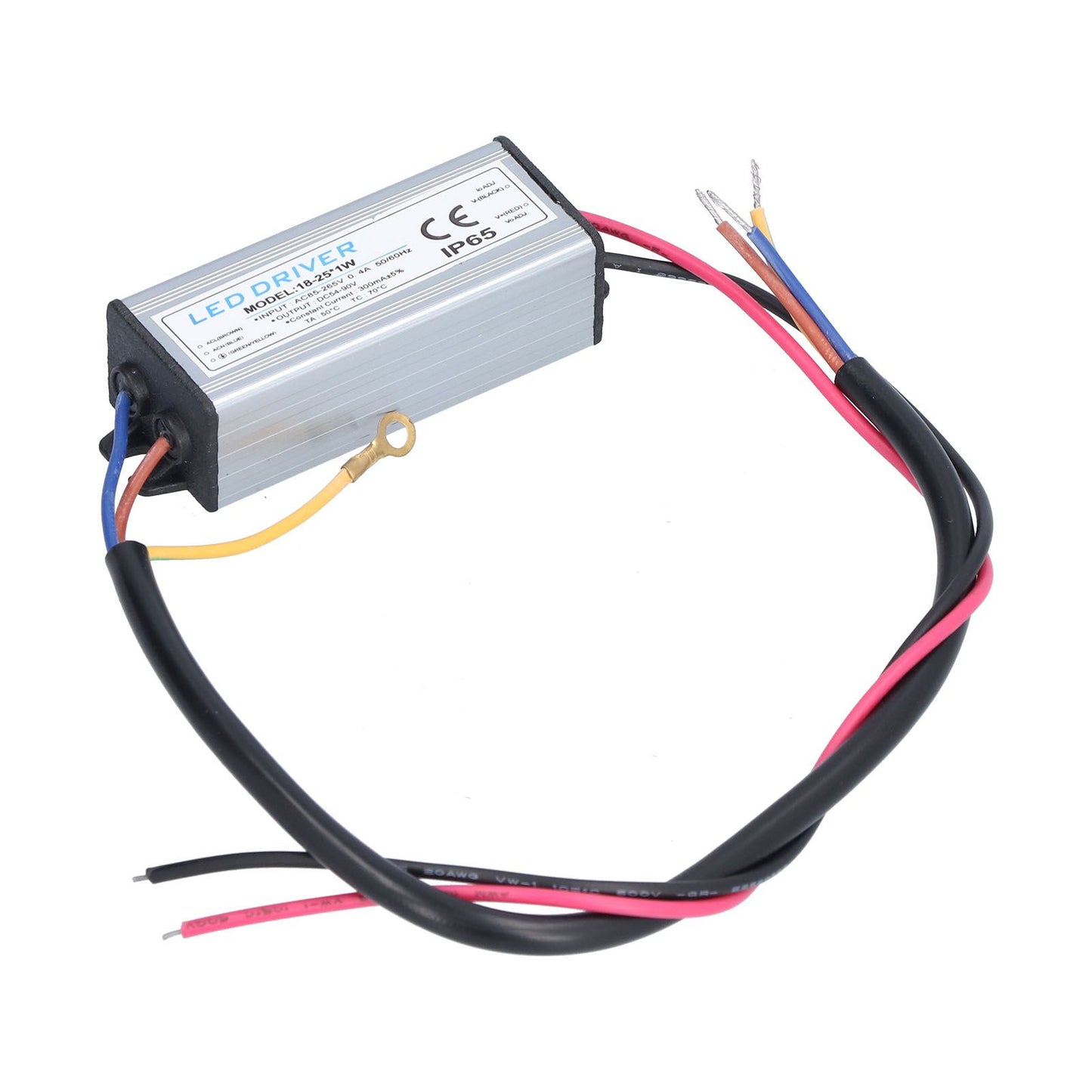 LED Driver AC85-265V DC54-90V 300mA Constant Voltage Lamp Transformer Power Supply Driver V1294-YM0523-3119210260811