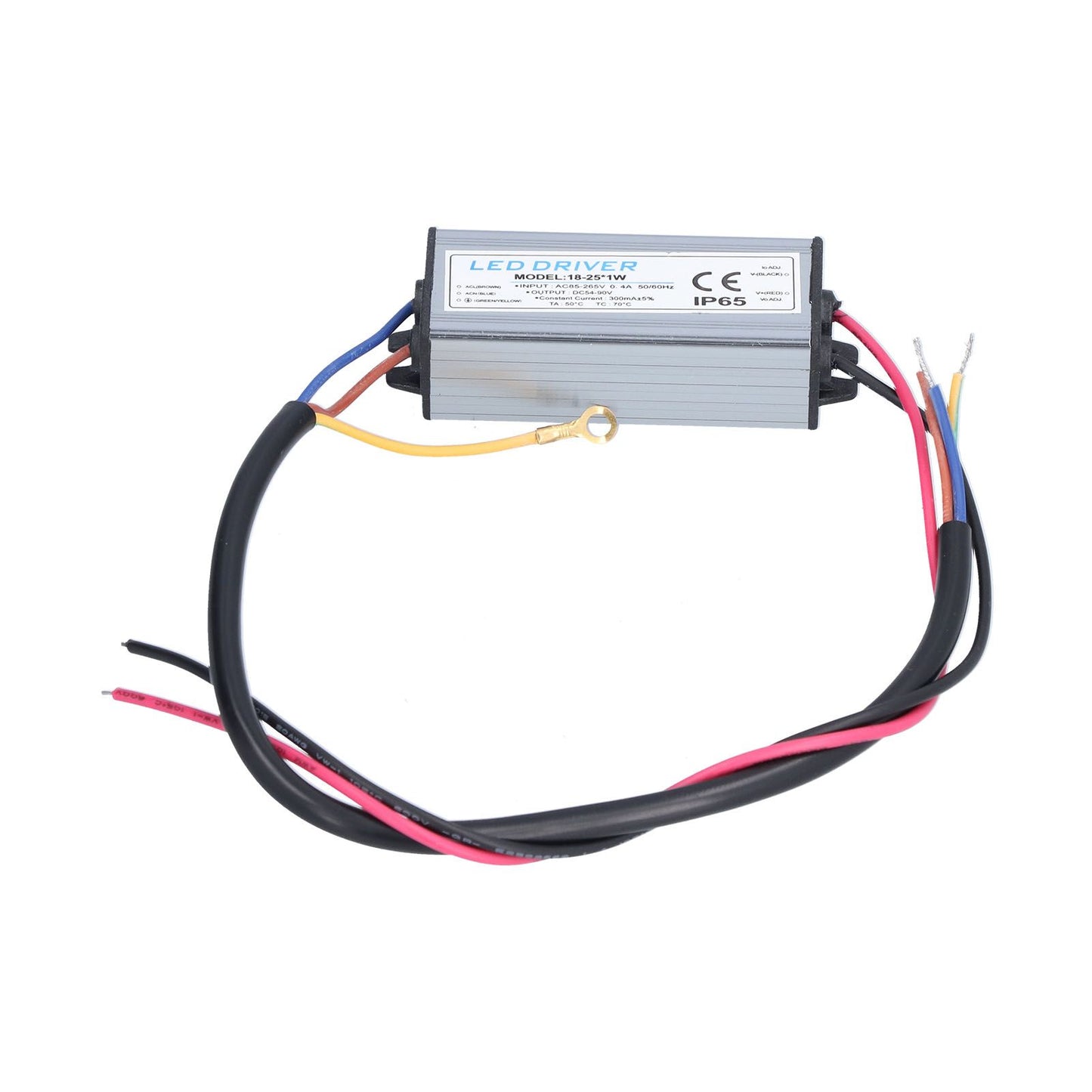LED Driver AC85-265V DC54-90V 300mA Constant Voltage Lamp Transformer Power Supply Driver V1294-YM0523-3119210260811