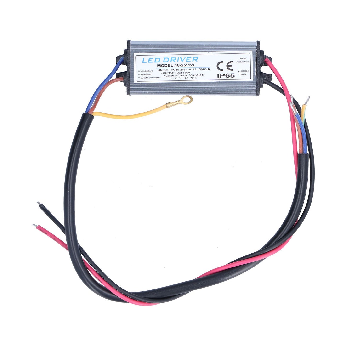 LED Driver AC85-265V DC54-90V 300mA Constant Voltage Lamp Transformer Power Supply Driver V1294-YM0523-3119210260811