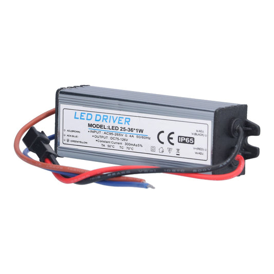 LED Driver Light Transformer DIY Lamp Driving Power Supply AC95-265V DC75-126V 25-36x1W 300mA V1294-YM0523-3119210261011