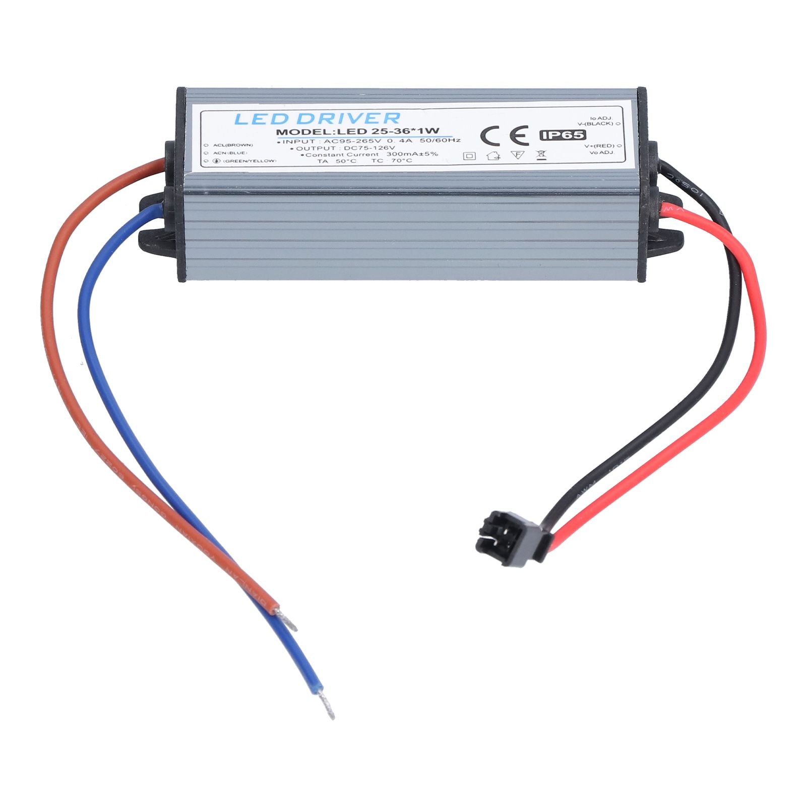 LED Driver Light Transformer DIY Lamp Driving Power Supply AC95-265V DC75-126V 25-36x1W 300mA V1294-YM0523-3119210261011
