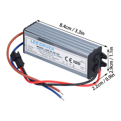 LED Driver Light Transformer DIY Lamp Driving Power Supply AC95-265V DC75-126V 25-36x1W 300mA V1294-YM0523-3119210261011