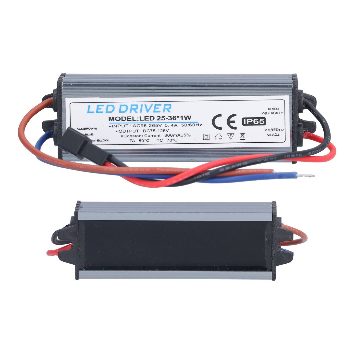 LED Driver Light Transformer DIY Lamp Driving Power Supply AC95-265V DC75-126V 25-36x1W 300mA V1294-YM0523-3119210261011