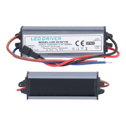 LED Driver Light Transformer DIY Lamp Driving Power Supply AC95-265V DC75-126V 25-36x1W 300mA V1294-YM0523-3119210261011