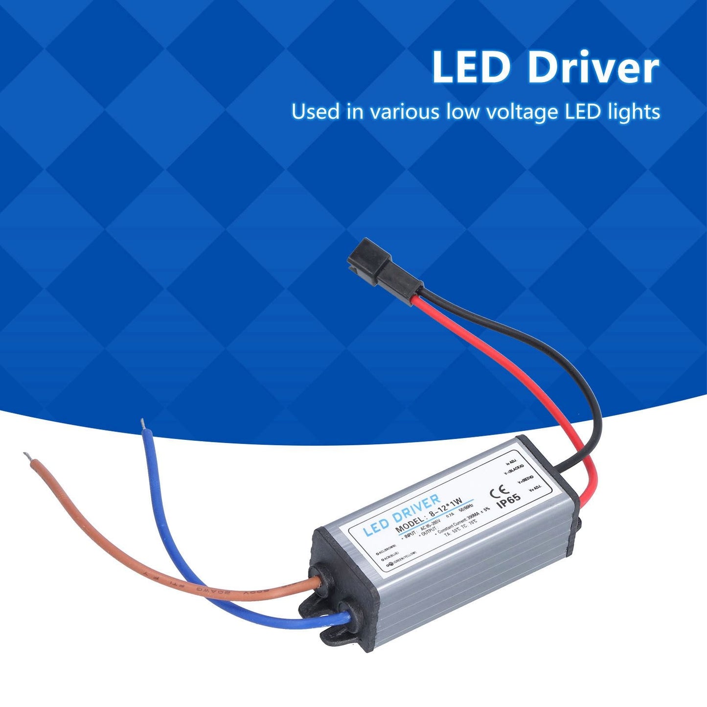 LED Driver 300mA Safe Waterproof Small Size Lamp Power Supply Transformer Adapter V1294-YM0523-3119210261211