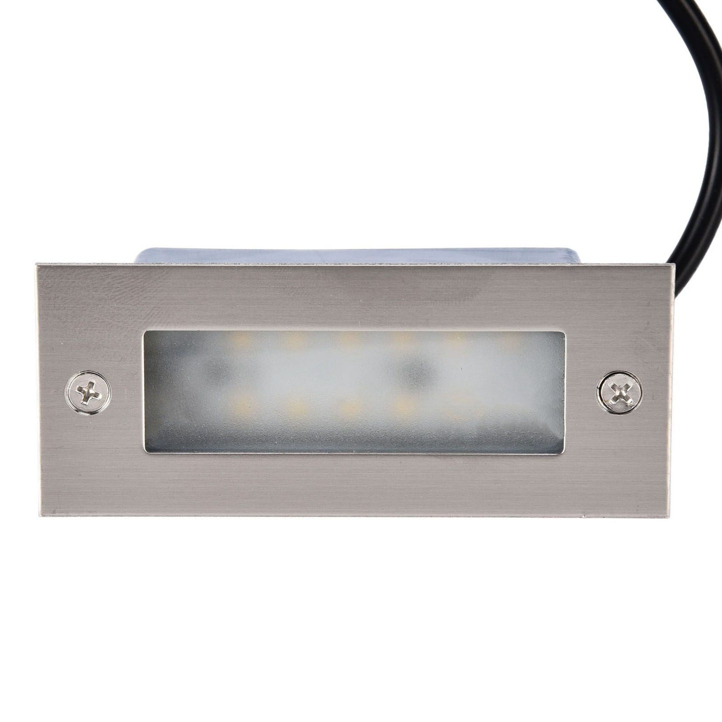 Step Lights Waterproof Stainless Steel Rectangle Landscape Staircase Lights for Indoor Outdoor 110-220V V1294-YM0523-3119210261711