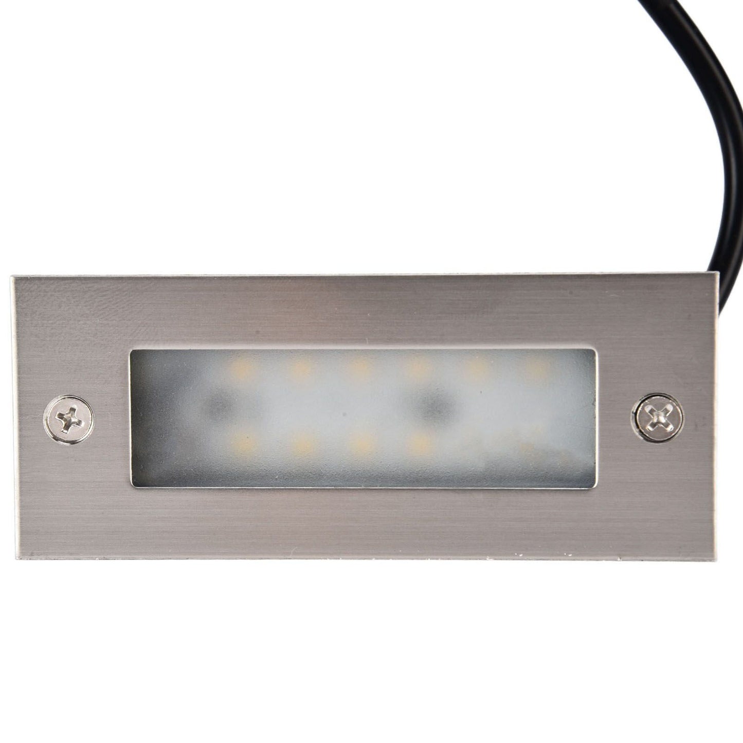 Step Lights Waterproof Stainless Steel Rectangle Landscape Staircase Lights for Indoor Outdoor 110-220V V1294-YM0523-3119210261711