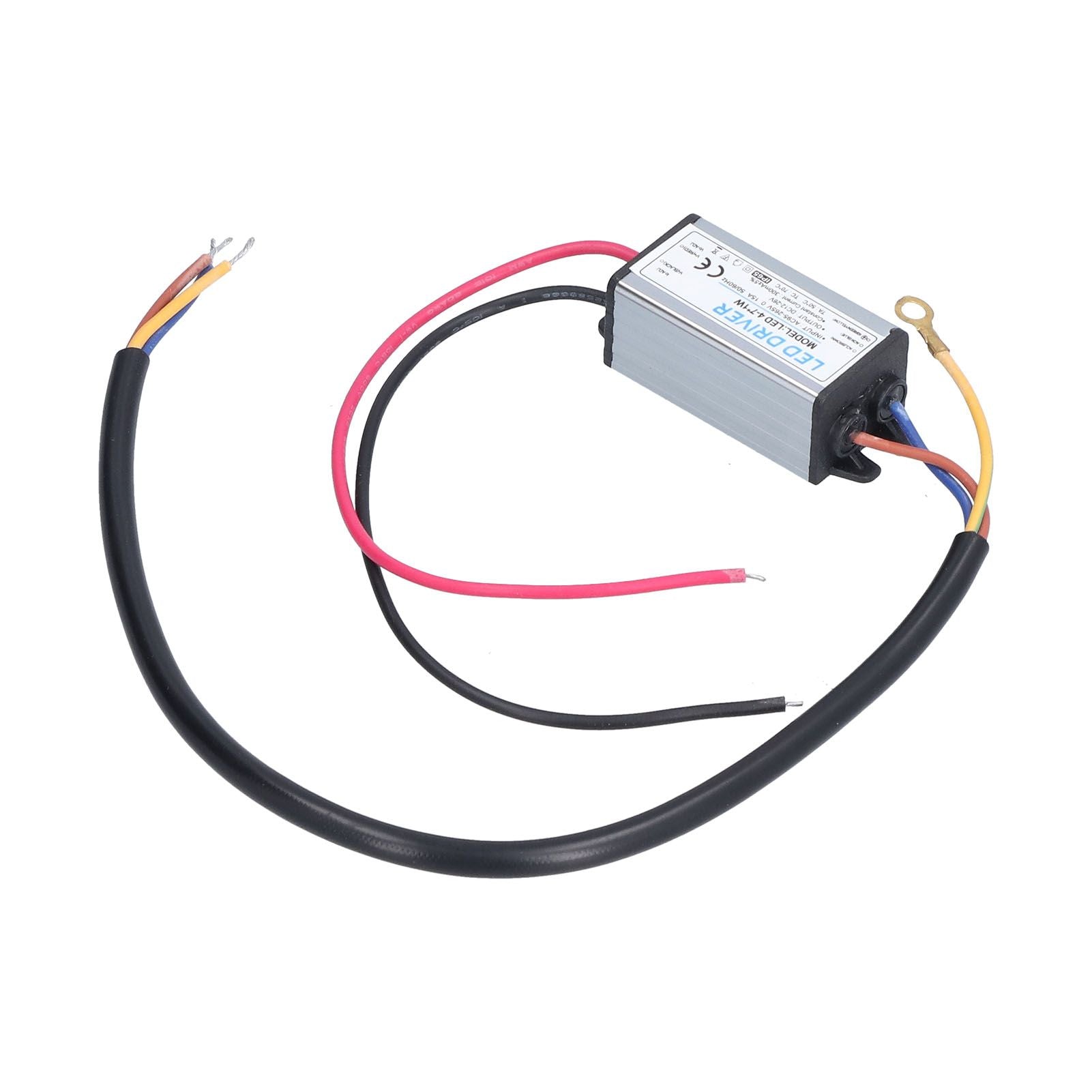 LED Driver AC 95-265V to DC 12-26V 300mA Power Supply Lighting Transformer IP65 Protection V1294-YM0523-3119210262011