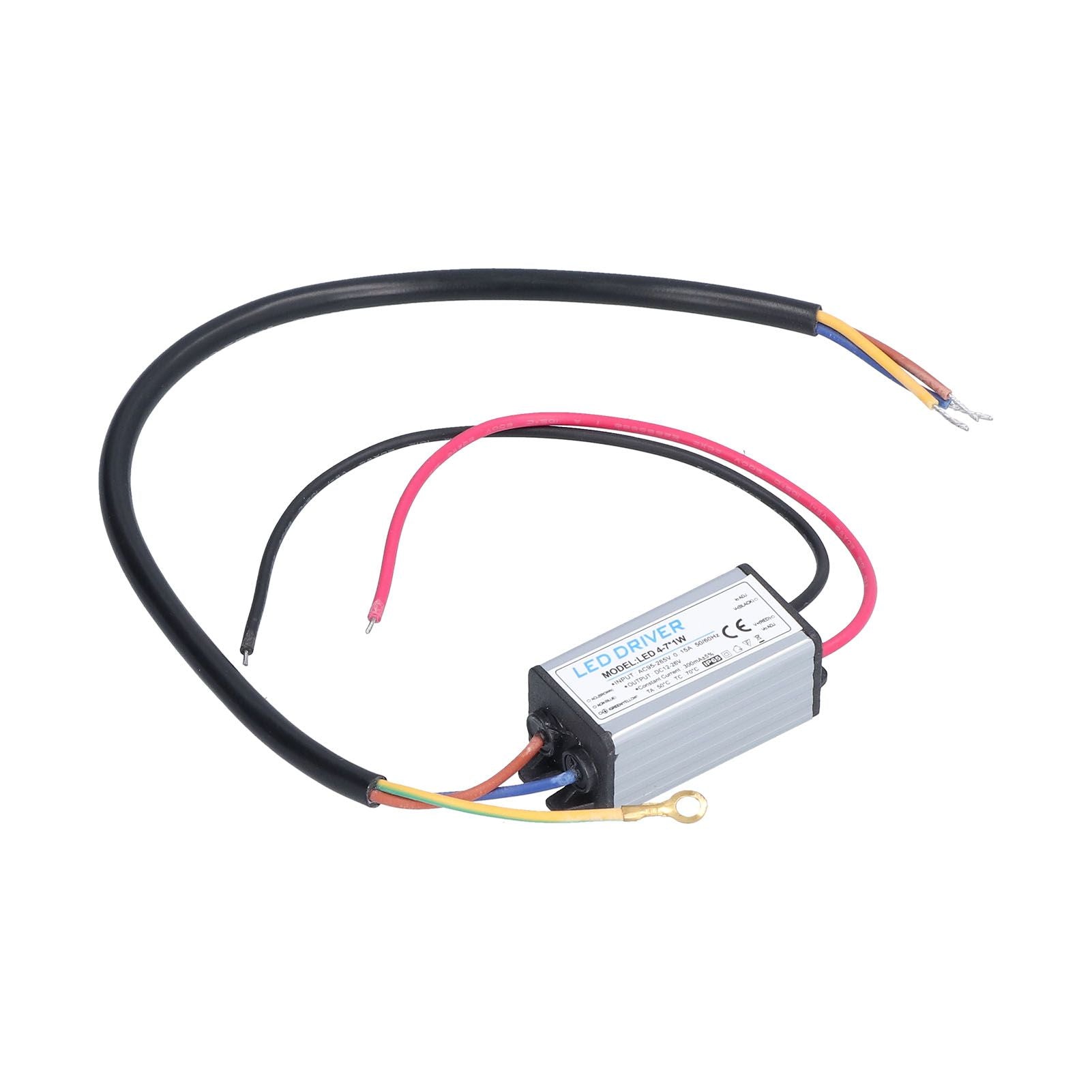 LED Driver AC 95-265V to DC 12-26V 300mA Power Supply Lighting Transformer IP65 Protection V1294-YM0523-3119210262011